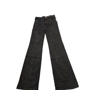 Avec Les Filles It Girl Flare Leg High-Rise Jeans Thunder Wash Size 29 NEW